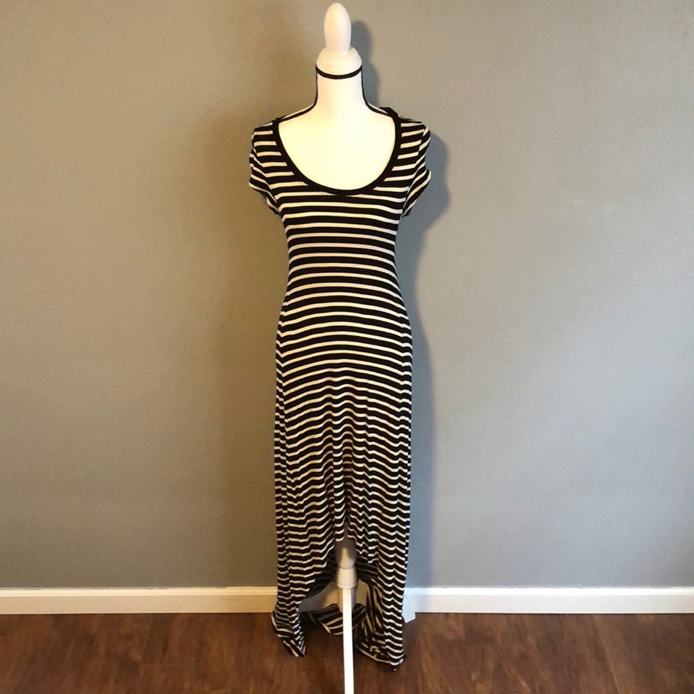 BCBGMAXAZRIA Hi-Low Maxi Dress